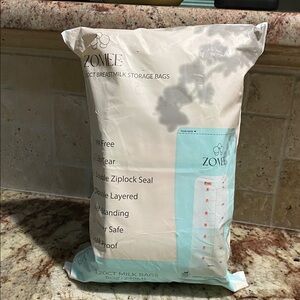 Breast Milk Storage Bags - White